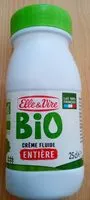 Mängden socker i La Crème fluide bio entière