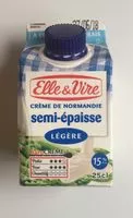 Mängden socker i Crème de Normandie demi épaisse