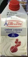 Mängden socker i Crème liquide 35% M.G UHT