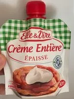 Mängden socker i Elle & Vire crème épais entière