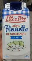 Mängden socker i La Crème Fleurette Légère 12%MG Brique