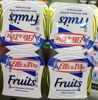Mängden socker i Dessert lacté aux fruits stérilisé UHT- Fraises