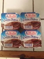 Mängden socker i Crème dessert chocolat stérilisée UHT