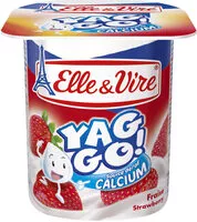 Mängden socker i Elle & Vire Yag Go Fraise