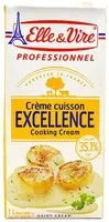 Mängden socker i Elle & Vire Excellence Cooking Cream