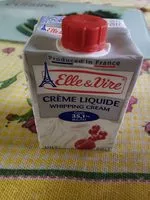 Mängden socker i Crème liquide