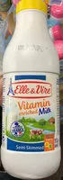 Mängden socker i Lait demi-écrémé stérilisé UHT enrichi en vitamines B1, B2, B5, B12 et D - Longue conservation