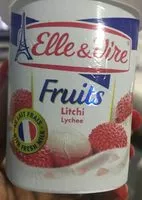 Mängden socker i Dessert lacté aux fruits stérilisé UHT - Litchi