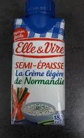 Mängden socker i La crème légère de normandie