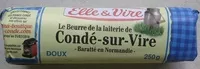 Mängden socker i Beurre traditionnel doux de Condé-sur-Vire doux