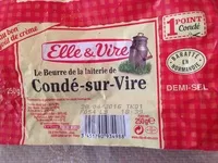 Mängden socker i Le Beurre De Condé-Sur-Vire Demi-Sel