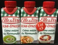 Mängden socker i La Crème Entière Semi-Epaisse De Normandie 30%