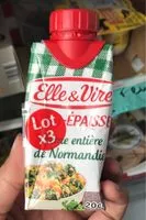 Mängden socker i Crème entière de Normandie x3
