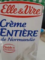 Mängden socker i La Crème Entière Fluide De Normandie 30%