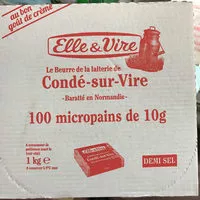 Mängden socker i 100 micropains de 10 g, beurre demi-sel