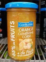 Mängden socker i Confiturelle orange clementine corse 65 %