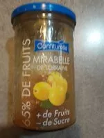 Mängden socker i Confiturelle Mirabelle de Lorraine