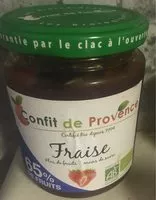 Mängden socker i Confiture confit de provence BIO