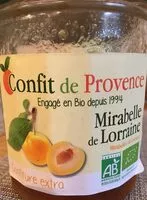 Mängden socker i Confiture Mirabelle de Lorraine bio