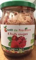 Mängden socker i Confiture 4 Fruits Rouges