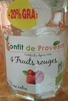 Mängden socker i 4 fruits rouge