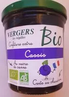 Mängden socker i Confiture cassis bio