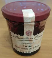 Mängden socker i Confiture Extra - Cassis de la Vallée du Rhône