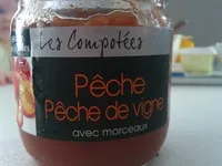 Mängden socker i les compotées pêche de vigne