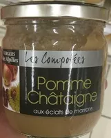 Mängden socker i Pomme châtaigne aux éclats de marrons