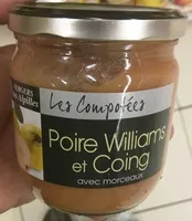 Mängden socker i Poire Williams et Coing