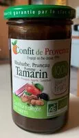 Mängden socker i Confiture Bio Allégée - Rhubarbe Pruneau Pomme Tamarin