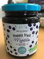 Mängden socker i Happy fruit myrtille