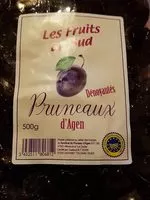 Mängden socker i Pruneaux d'Agen dénoyautés