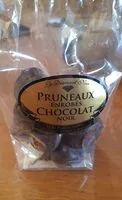 Mängden socker i Pruneaux enrobés de chocolat noir