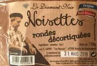 Mängden socker i Noisettes rondes decortiquées