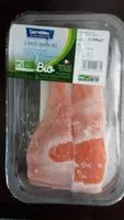 Mängden socker i 2 pavé de saumon bio