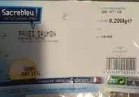 Mängden socker i Paves de saumon