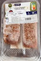 Mängden socker i 2 pavés de saumon Tomate Ail Origan