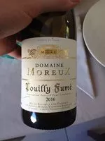 Mängden socker i Domaine Moreux Pouilly-Fumé