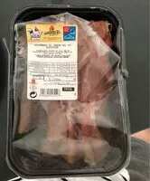 Mängden socker i Chiffonade de jambon sel sec superieur