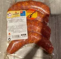 Mängden socker i Chorizo doux à Griller