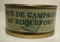 Mängden socker i Pâté de campagne au roquefort