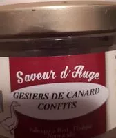 Mängden socker i Gesiers de canard confits