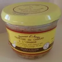 Mängden socker i 180G Terrine Canard / Orange Saveur D'auge