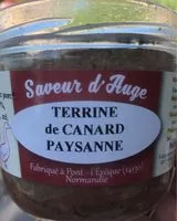 Mängden socker i Terrine de canard paysanne