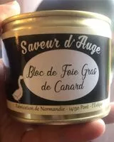 Mängden socker i Bloc de foie gras de canard