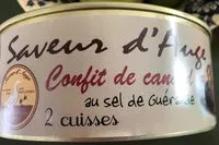 Mängden socker i Confit de canard
