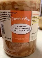 Mängden socker i Cassoulet gastronomique au confit de porc