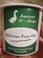Mängden socker i Rillettes pure oie