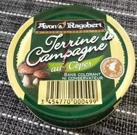 Mängden socker i Terrine de campagne